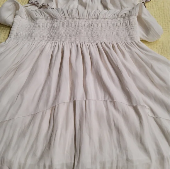 Ramy Brook Off-the-Shoulder Cynthia Flounce Mini Dress Size L - Picture 10 of 14